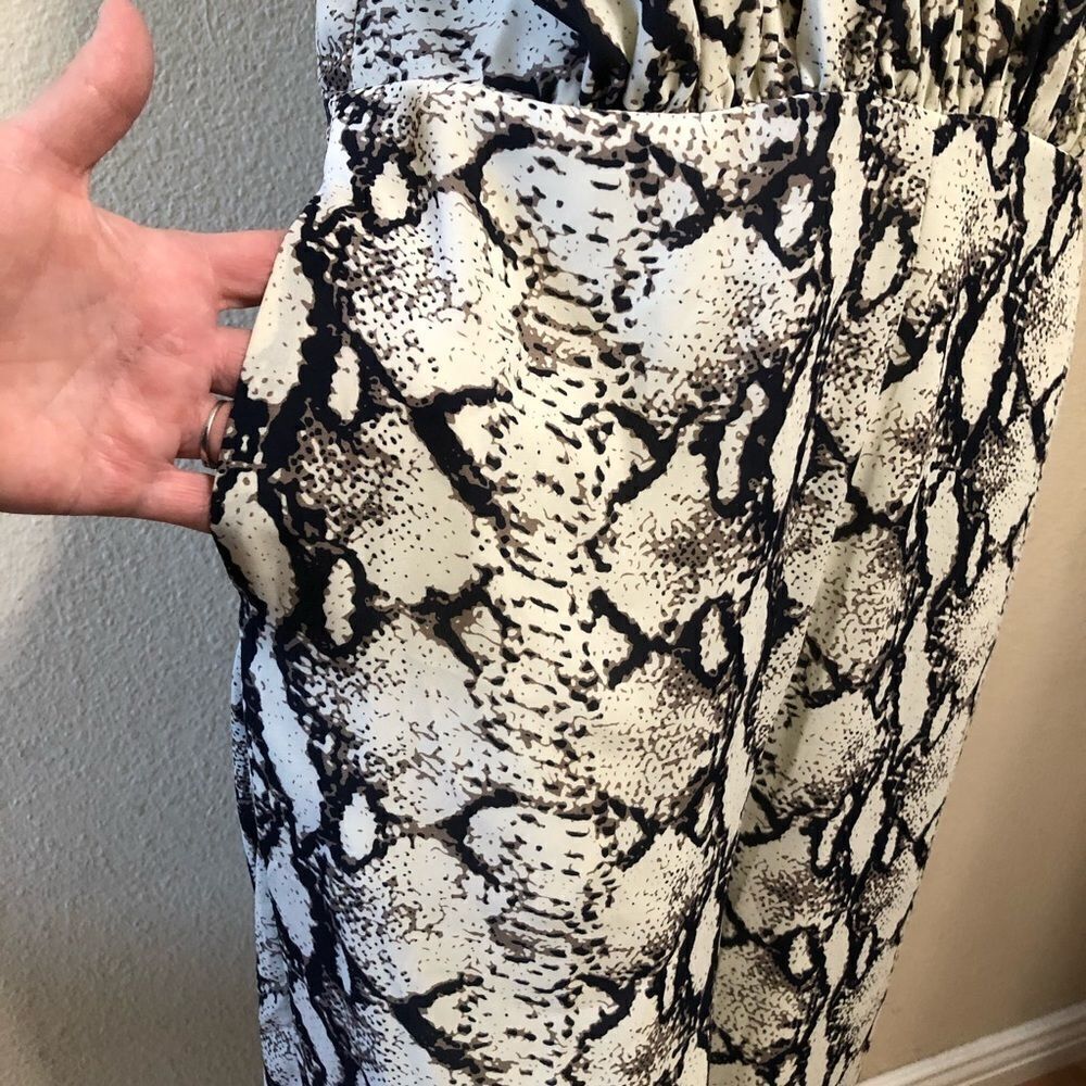 Endless Rose Python Pattern Halter Neck Jumpsuit - image 4